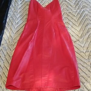 Leather Dress & Jacket